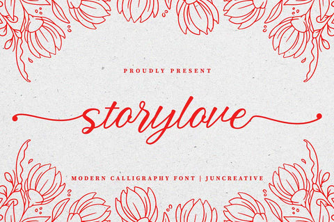 Storylove Font Jun Creative 