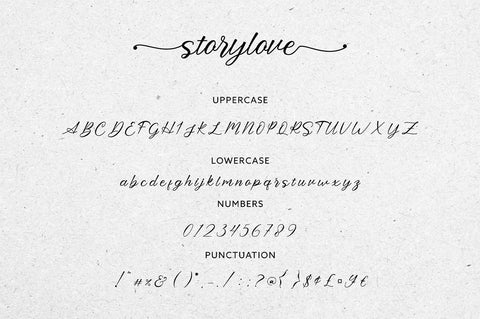 Storylove Font Jun Creative 