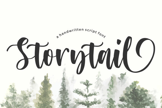 Storytail Handwritten Script Font Font Balpirick 