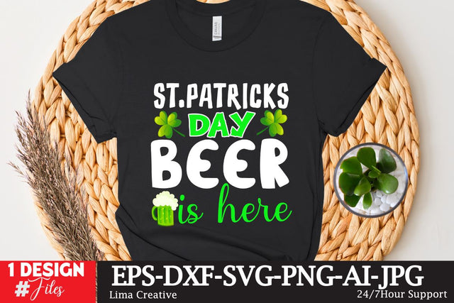 St.Patricks Day Beer Is Here SVG Cute File SVG Insomnia Std 