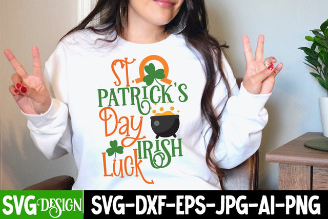 St.Patrick's Day Irish Luck SVG Cut File SVG BlackCatsMedia 