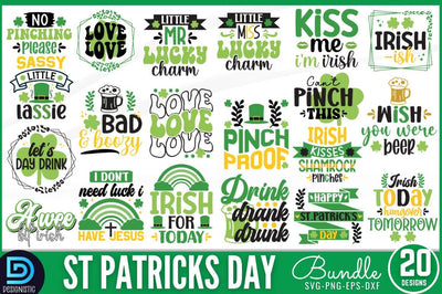 St.patrick's Day Quotes SVG Bundle SVG DESIGNISTIC 
