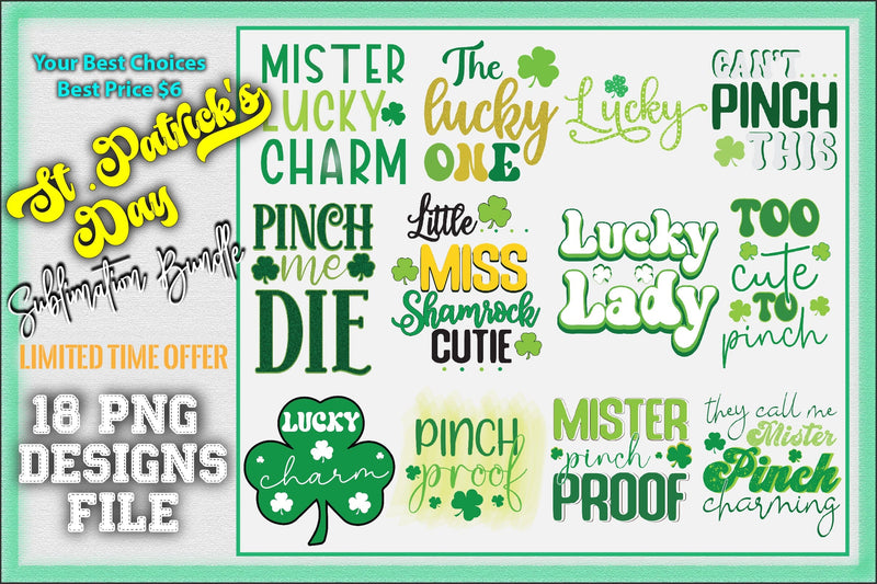 St.Patrick's Day Sublimation Sublimation Creativeart88 