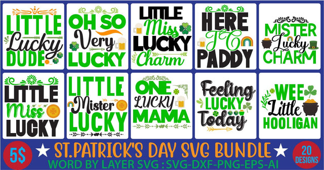 St.Patrick’s Day svg Bundle SVG Newmockups 