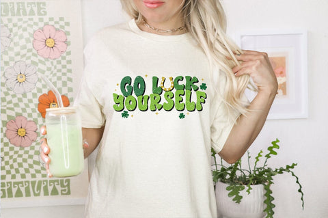 St.Patricks Day SVG - Go Luck Yourself Sublimation Pickled Thistle Creative 