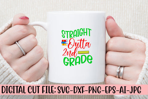 Straight Outta 2nd Grade SVG Cut File SVG Syaman 