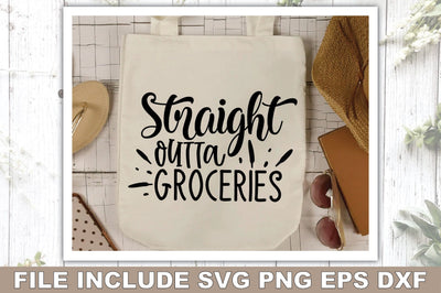 Straight Outta Groceries SVG Ariyan 