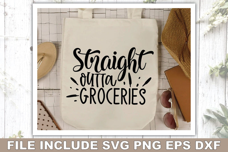 Straight Outta Groceries SVG Ariyan 