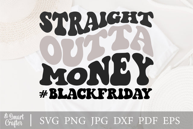 Straight Outta Money svg, Outta money svg, straight outta svg, money svg, cheer mom svg, Broke svg - Printable, Cricut & Silhouette files SVG Fauz 