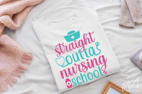 straight outta nursing school svg SVG Isabella Machell 