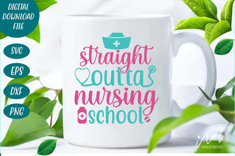 straight outta nursing school svg SVG Isabella Machell 