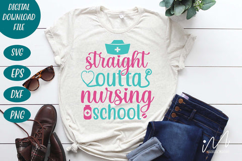 straight outta nursing school svg SVG Isabella Machell 