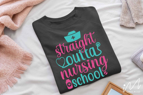 straight outta nursing school svg SVG Isabella Machell 