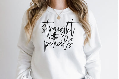 straight outta pencils svg SVG nirmal108roy 