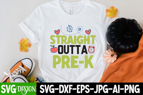 Straight Outta Pre-k SVG Cut File, Straight Outta Pre-k SVG Design, ack to School Sublimation PNG, Teacher SVG Design Quotes, Graduation SVG Bundle ,Graduation SVG 2023 , Teacher SVG Design ,Class Of 2023 SVG Cut File SVG BlackCatsMedia 