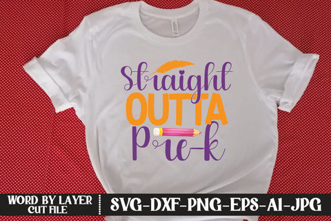 Straight Outta Pre K SVG DESIGN SVG MStudio 