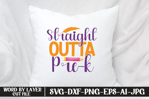 Straight Outta Pre K SVG DESIGN SVG MStudio 