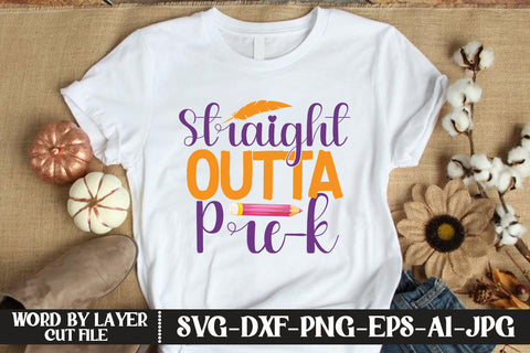 Straight Outta Pre K SVG DESIGN SVG MStudio 