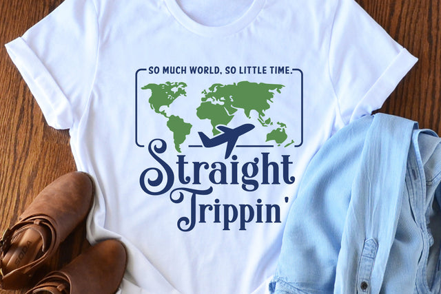 Straight Trippin' SVG Cut File | Travel SVG SVG zoellartz 