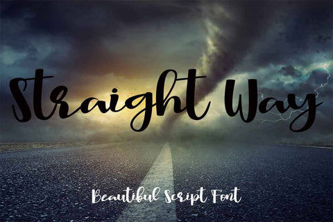Straight Way Font Supersemar Letter 