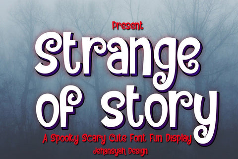 Strange of Story Font JH-CreativeFont 