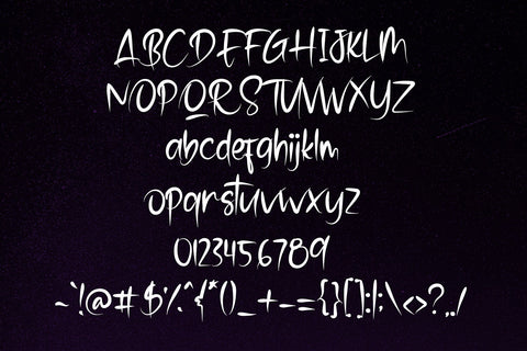 Stranger - Brush Font Font Dm Letter Studio 