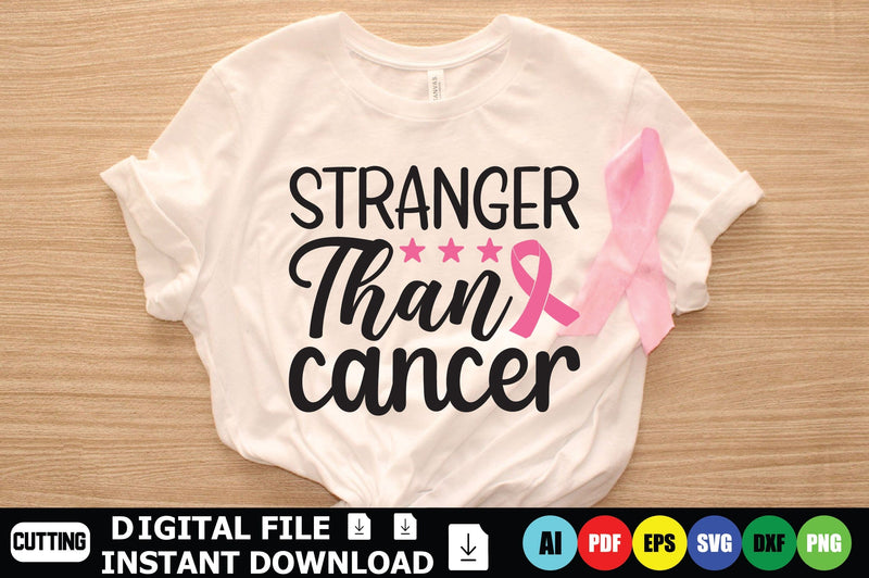 Stranger Than Cancer SVG Shahin alam 