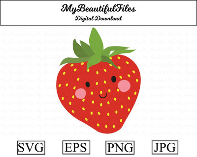 strawberry - fruit SVG MyBeautifulFiles 