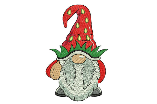 Strawberry Gnome Embroidery Design, Summer Embroidery Designs Embroidery/Applique DESIGNS NextEmbroidery 
