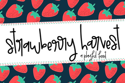 Strawberry Harvest Font Kitaleigh 