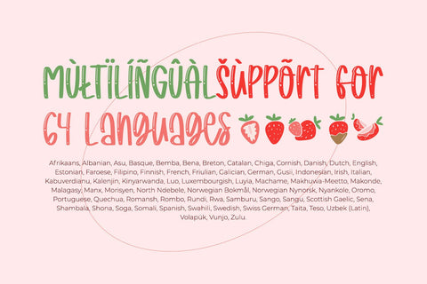 Strawberry Junkies Font yumnatype 
