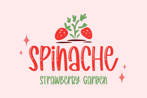 Strawberry Junkies Font yumnatype 