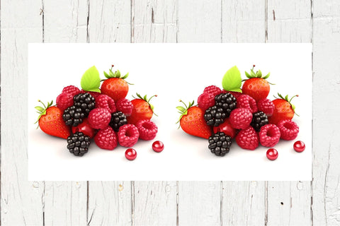 Strawberry Mug Sublimation. Berry Mug Wrap Bumdle Sublimation Olga Terlyanskaya 