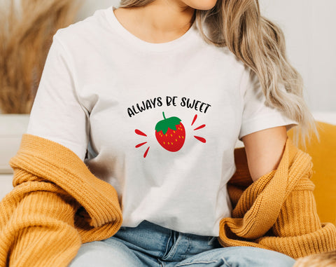 Strawberry Quotes SVG Bundle, 6 Designs, Strawberry Shirt SVG, Life Is Sweet SVG, Farm Fresh Strawberries SVG, Sweetest Berry In The Patch SVG SVG HappyDesignStudio 