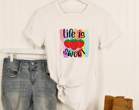 Strawberry Sublimation Designs Bundle, 6 Strawberry Quotes PNG Files, Farm Fresh Strawberries PNG, Sweetest Berry In The Patch PNG Sublimation HappyDesignStudio 