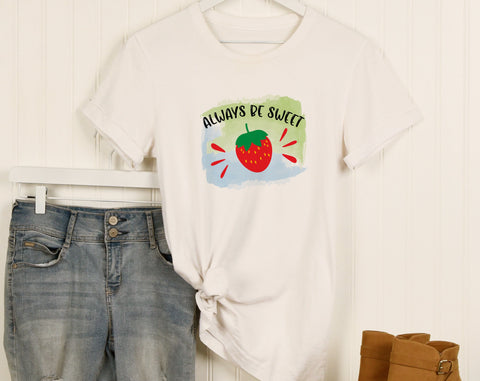 Strawberry Sublimation Designs Bundle, 6 Strawberry Quotes PNG Files, Farm Fresh Strawberries PNG, Sweetest Berry In The Patch PNG Sublimation HappyDesignStudio 
