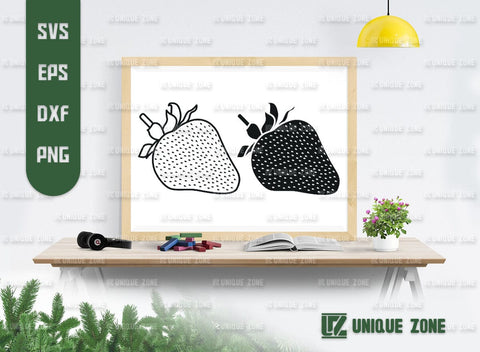 Strawberry SVG Bundle, Summer Fruit Svg, Fruit Svg, Strawberries Svg, Strawberry Clipart Svg, Strawberry Lover, Strawberry Fruit Svg, SVG Unique Zone 