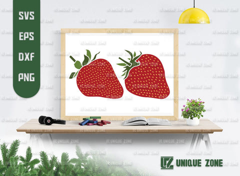 Strawberry SVG Bundle, Summer Fruit Svg, Fruit Svg, Strawberries Svg, Strawberry Clipart Svg, Strawberry Lover, Strawberry Fruit Svg, SVG Unique Zone 
