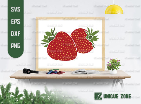 Strawberry SVG Bundle, Summer Fruit Svg, Fruit Svg, Strawberries Svg, Strawberry Clipart Svg, Strawberry Lover, Strawberry Fruit Svg, SVG Unique Zone 