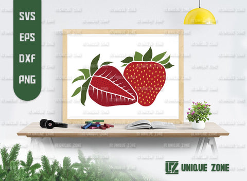 Strawberry SVG Bundle, Summer Fruit Svg, Fruit Svg, Strawberries Svg, Strawberry Clipart Svg, Strawberry Lover, Strawberry Fruit Svg, SVG Unique Zone 
