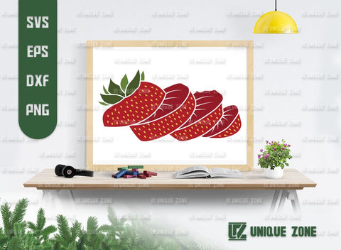 Strawberry SVG Bundle, Summer Fruit Svg, Fruit Svg, Strawberries Svg, Strawberry Clipart Svg, Strawberry Lover, Strawberry Fruit Svg, SVG Unique Zone 