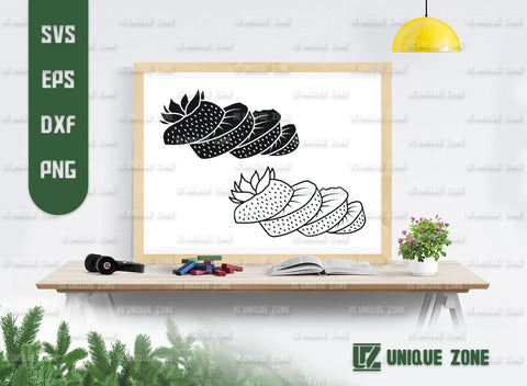 Strawberry SVG Bundle, Summer Fruit Svg, Fruit Svg, Strawberries Svg, Strawberry Clipart Svg, Strawberry Lover, Strawberry Fruit Svg, SVG Unique Zone 