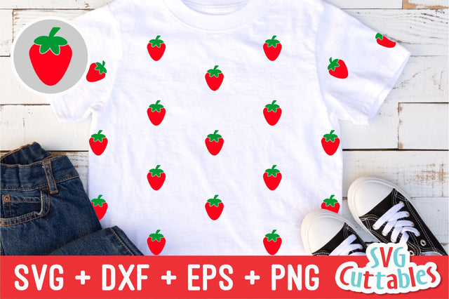 Strawberry SVG Svg Cuttables 
