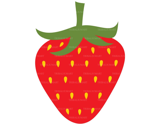 Strawberry SVG TribaliumArtSF 