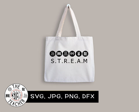 STREAM SVG, dfx, png, jpg files, Science, Technology, Robotics, Engineering, Art, Mathematics, Teacher t-shirt SVG The STEM Teacher 