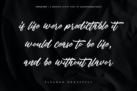 Streator - Modern Script Font Font Alpaprana Studio 