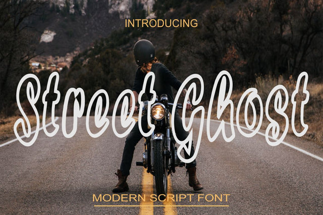 Street Ghost Font Rama Type 