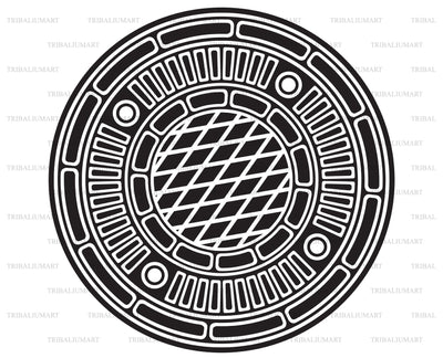 Street manhole SVG TribaliumArtSF 