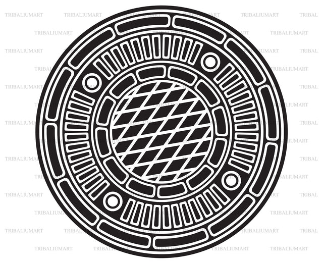 Street manhole SVG TribaliumArtSF 