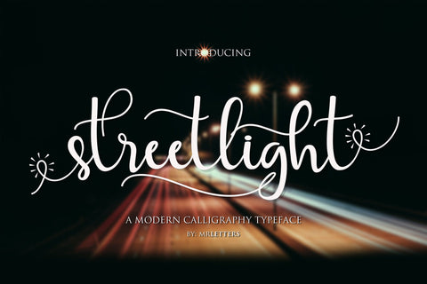 Streetlight Script Mrletters 
